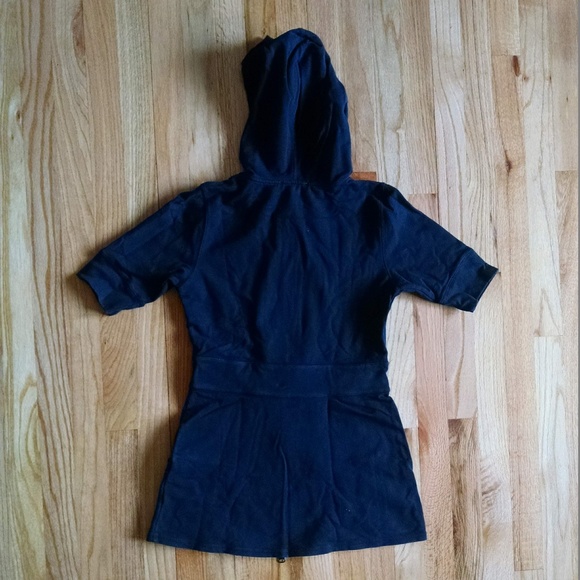 Short sleeve hooded sweat jacket size S - Picture 6 of 7